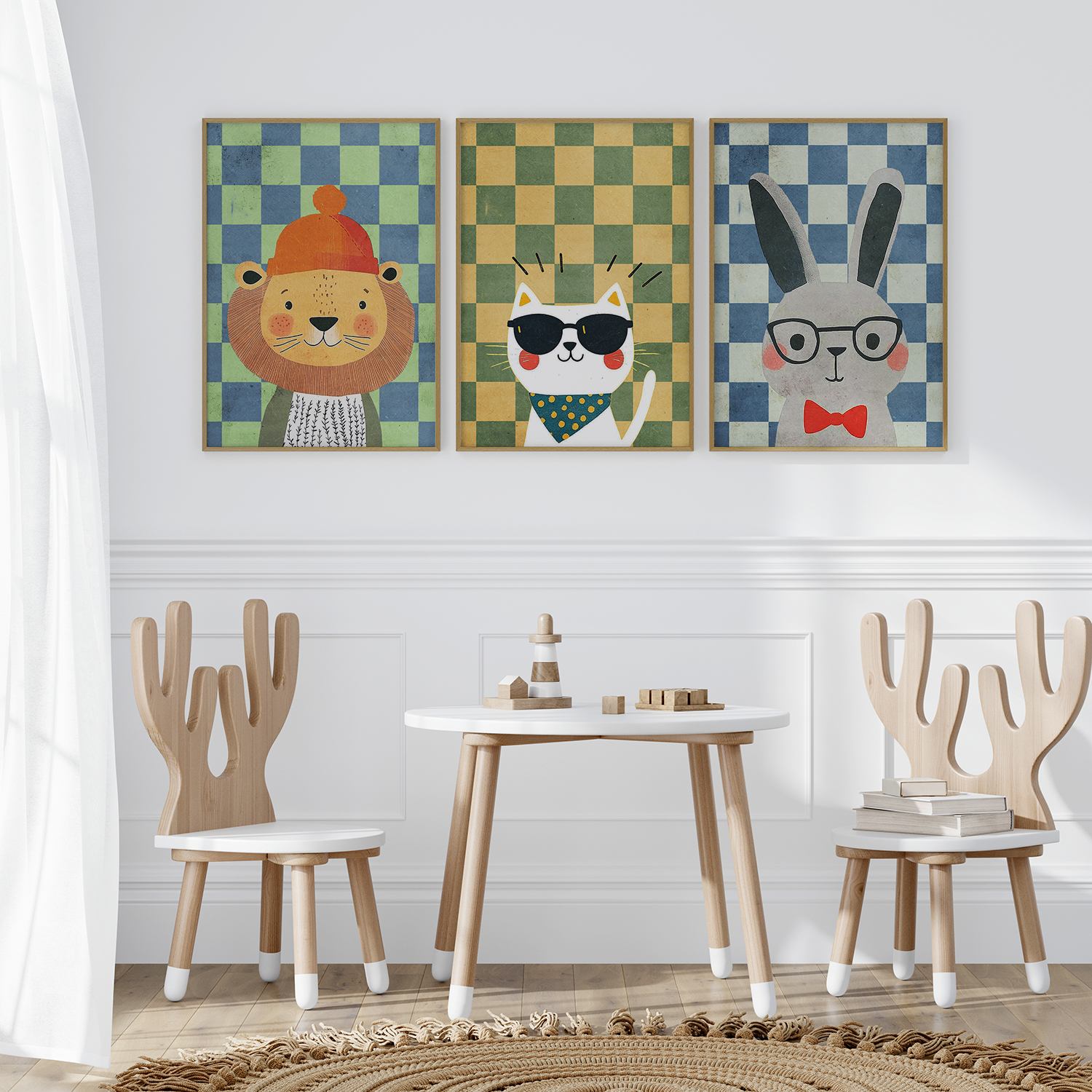 Poster - Fun Animals Set / Set of 3