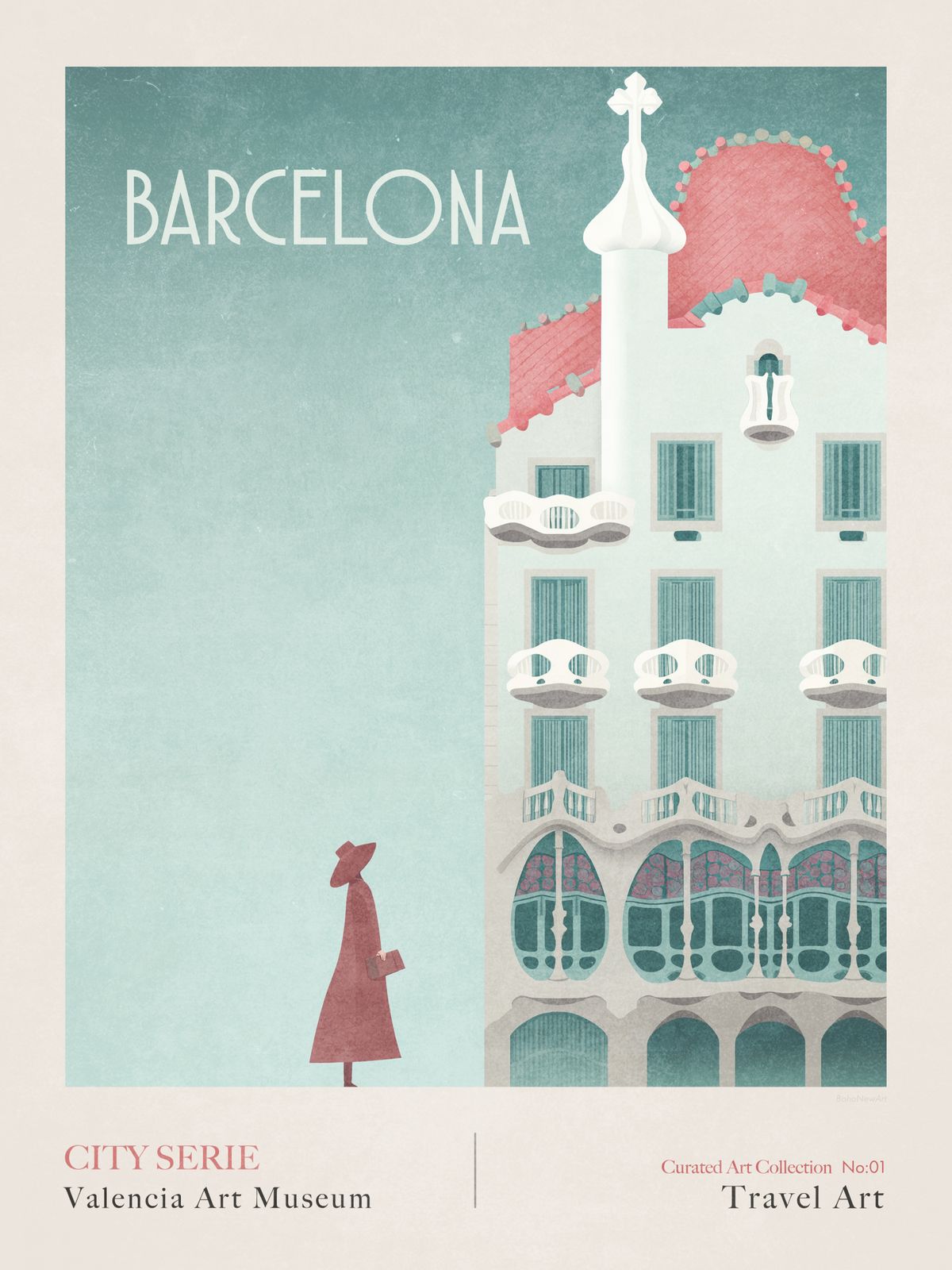 Poster - Barcelona City Art