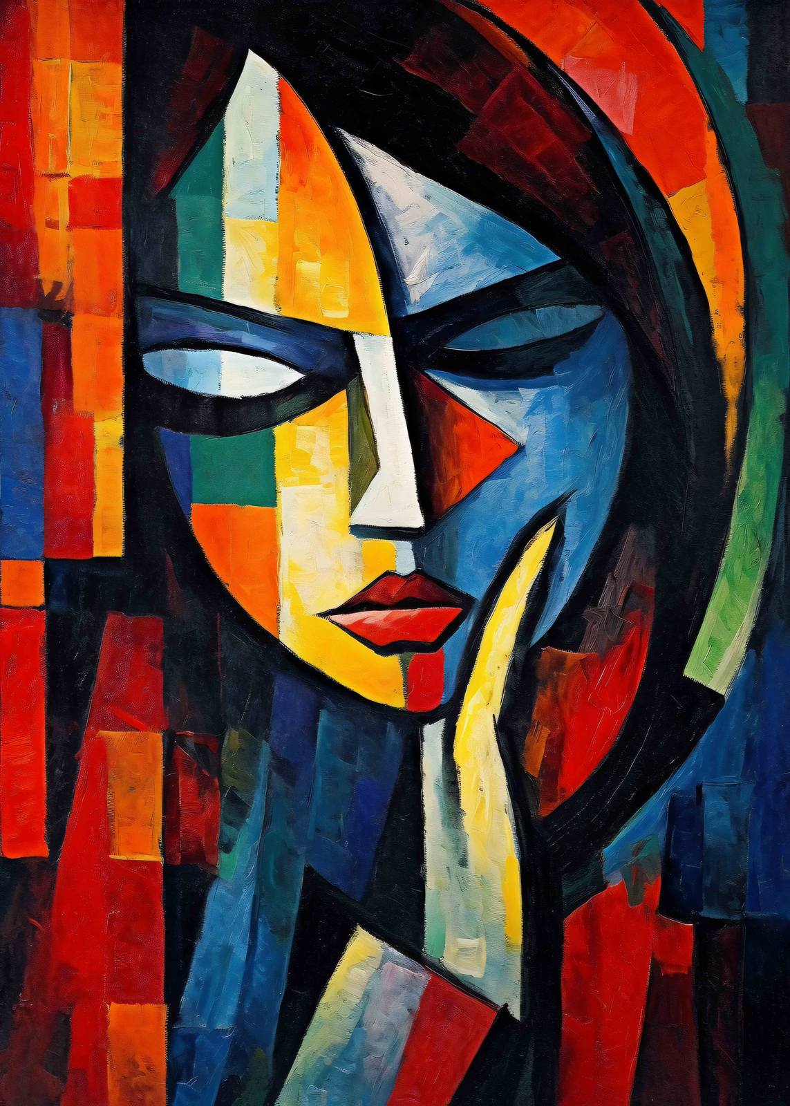 Poster - Abstract Portrait Art