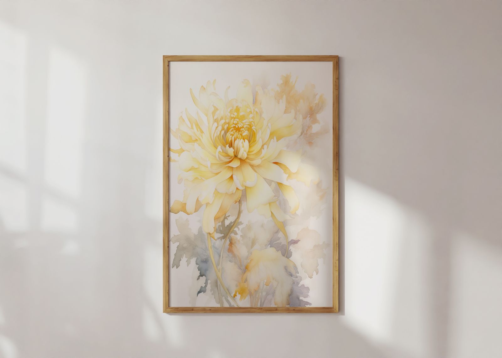 Poster - Yellow Flower Watercolor
