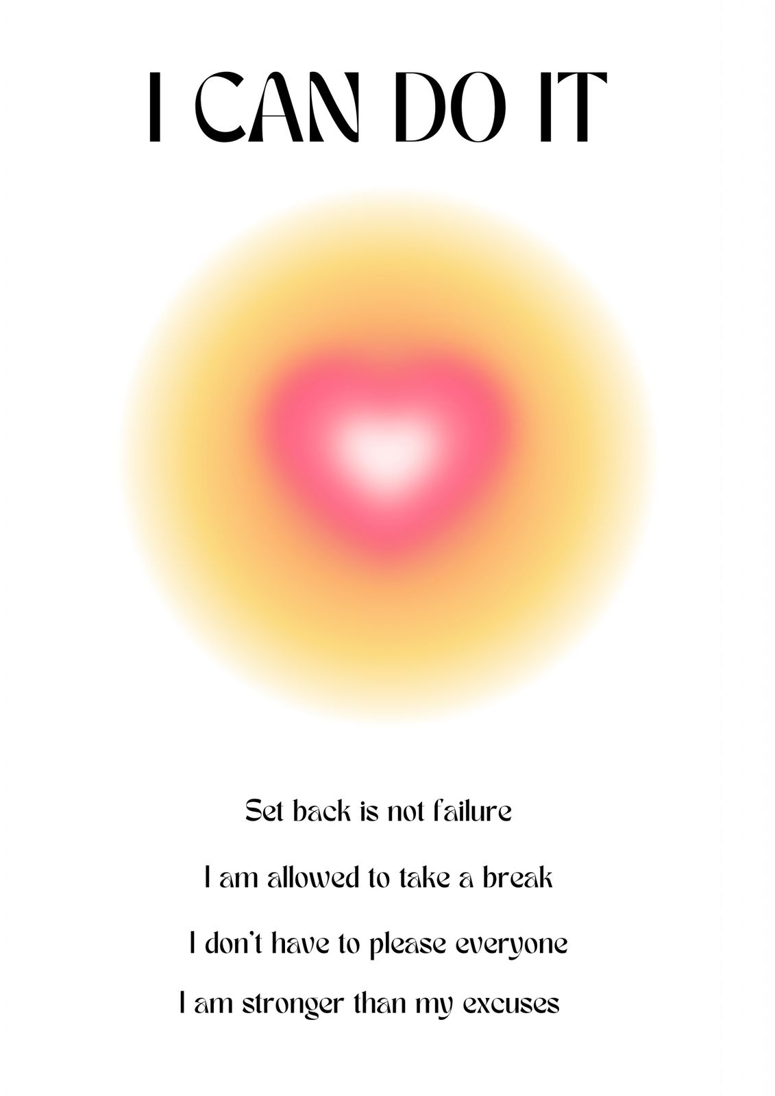 Poster - Motivational Affirmations