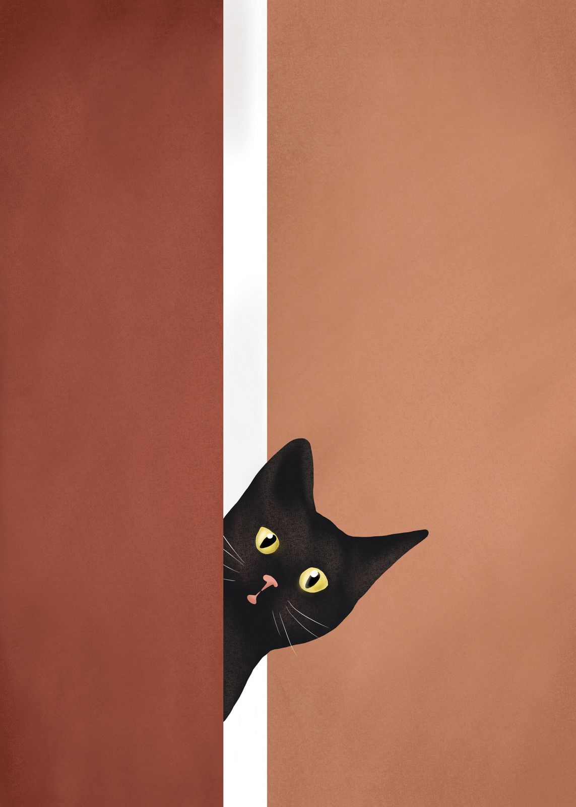 Poster - Curious Cat