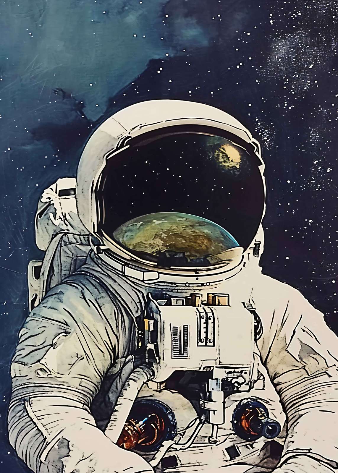 Poster - Astronaut Illustration