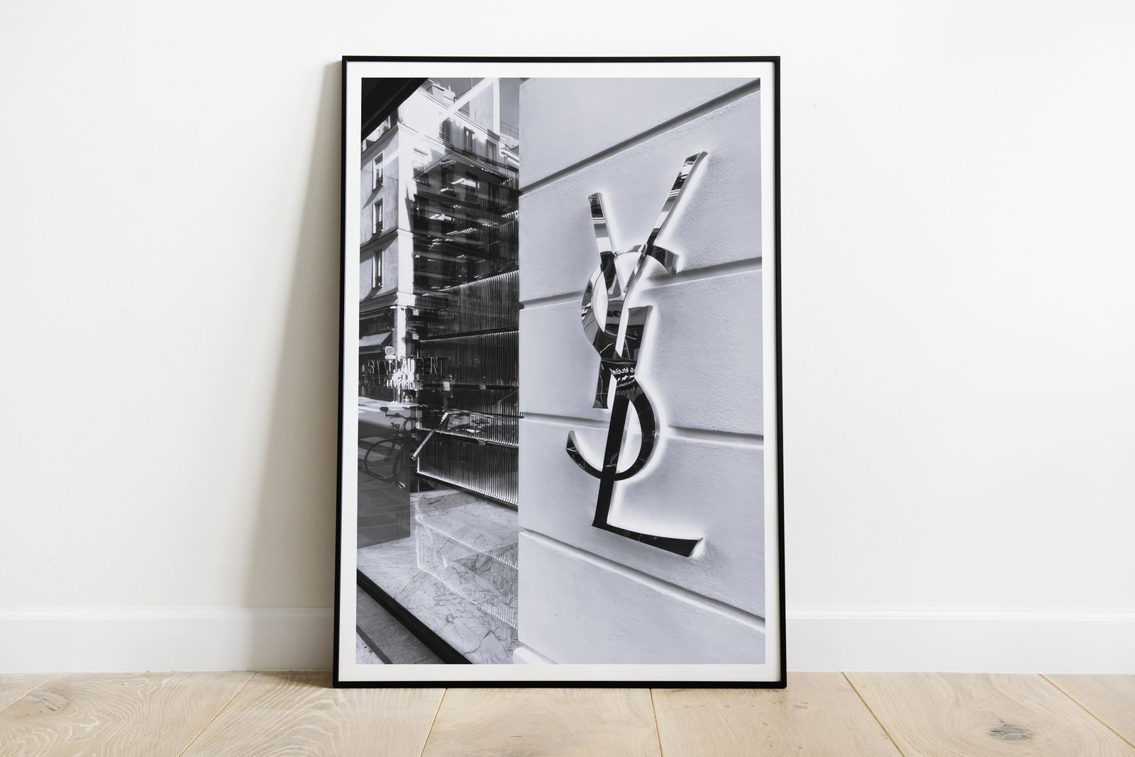 Poster - YSL Logo in Paris