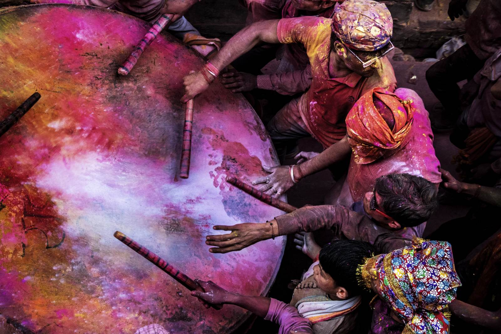 Poster - Holi Festival Drummers