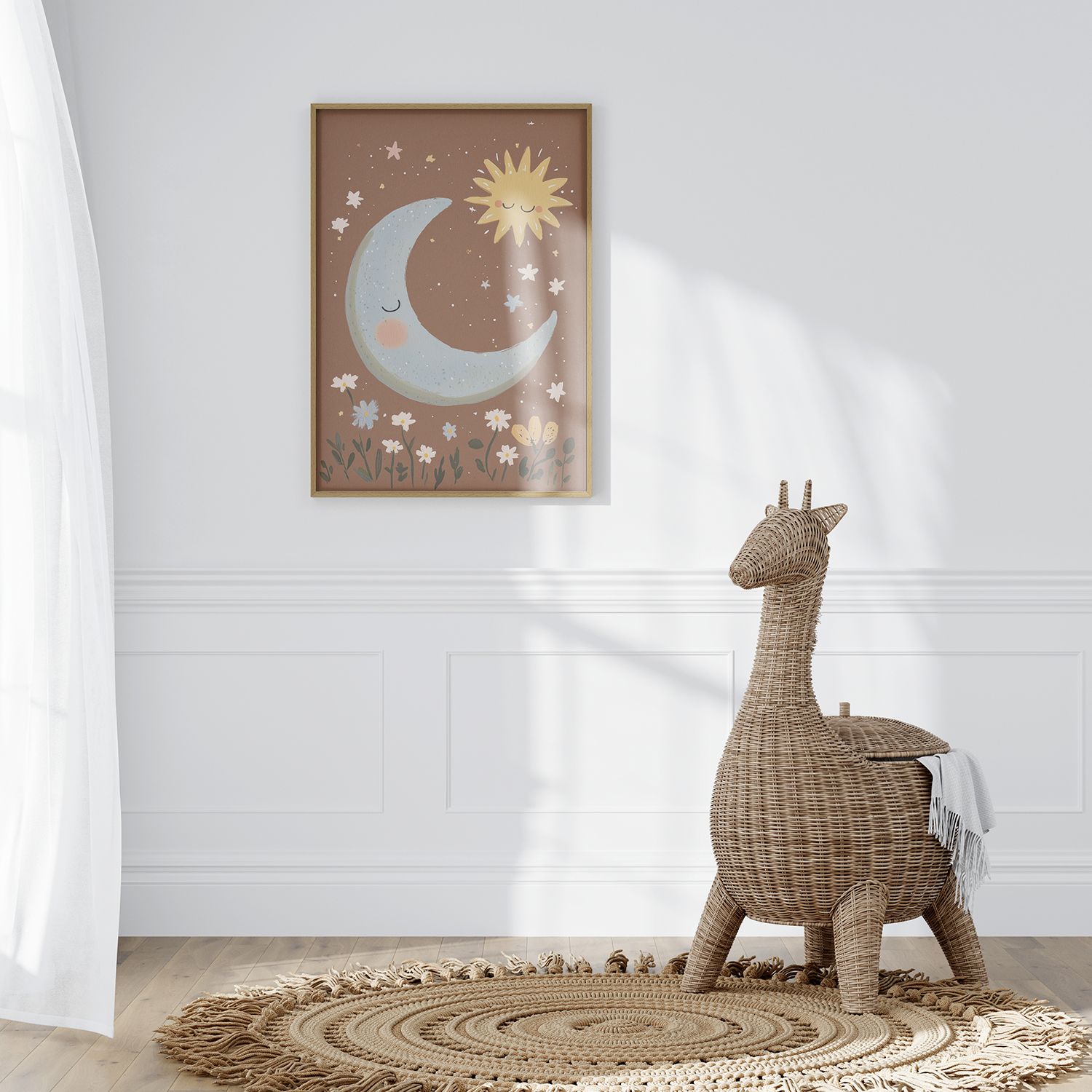 Poster - Moon and Sun Art