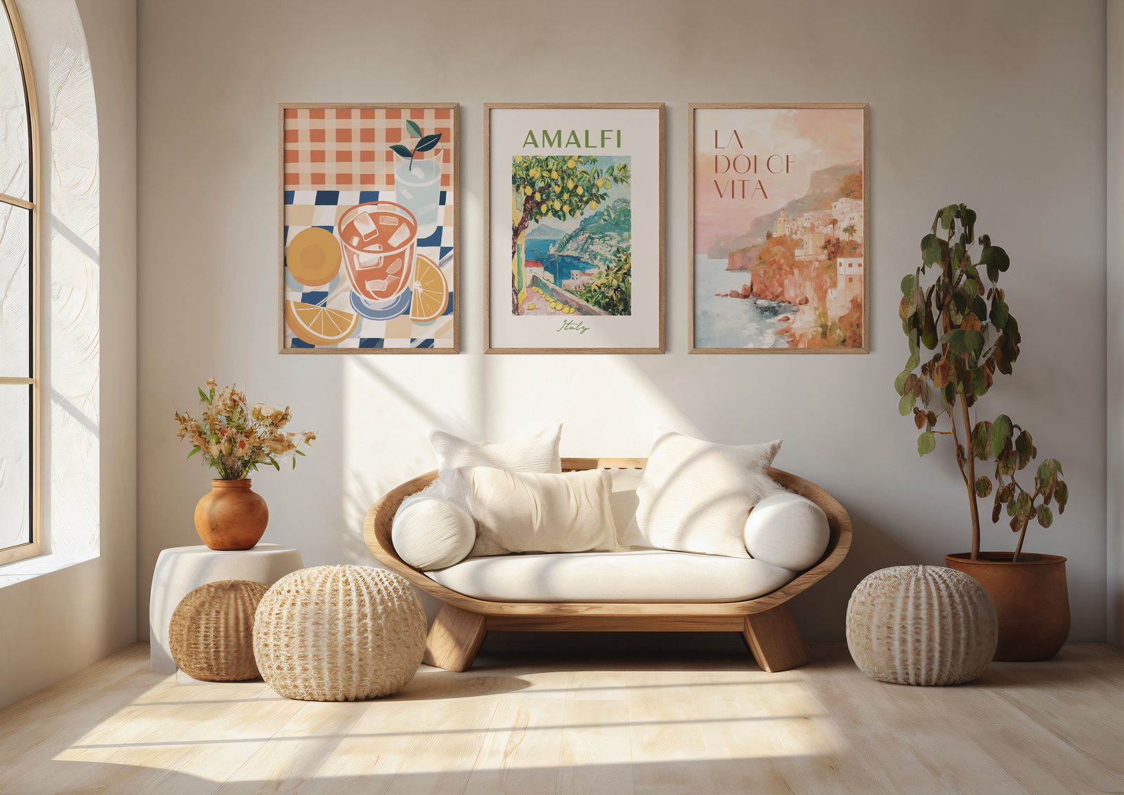 Poster - Amalfi Coast Vibes / Set of 3