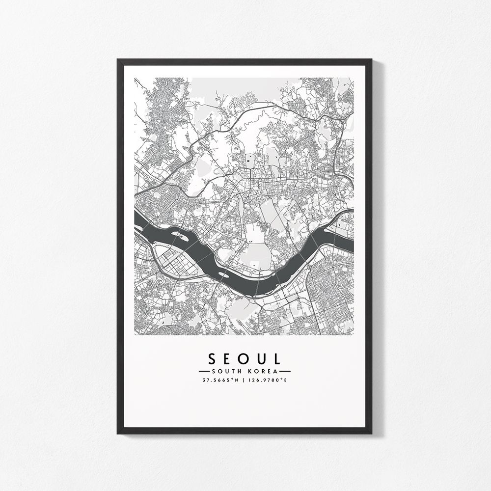 Poster - Seoul Map