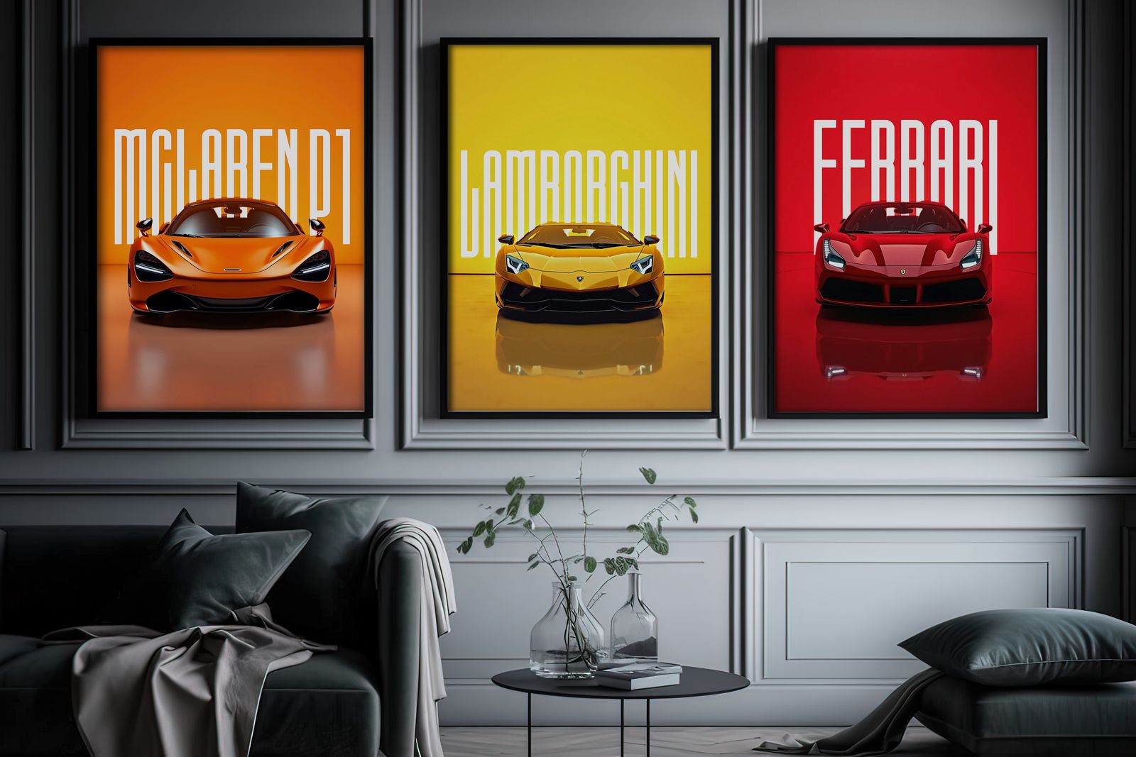 Poster - Car Collection / Set of 3