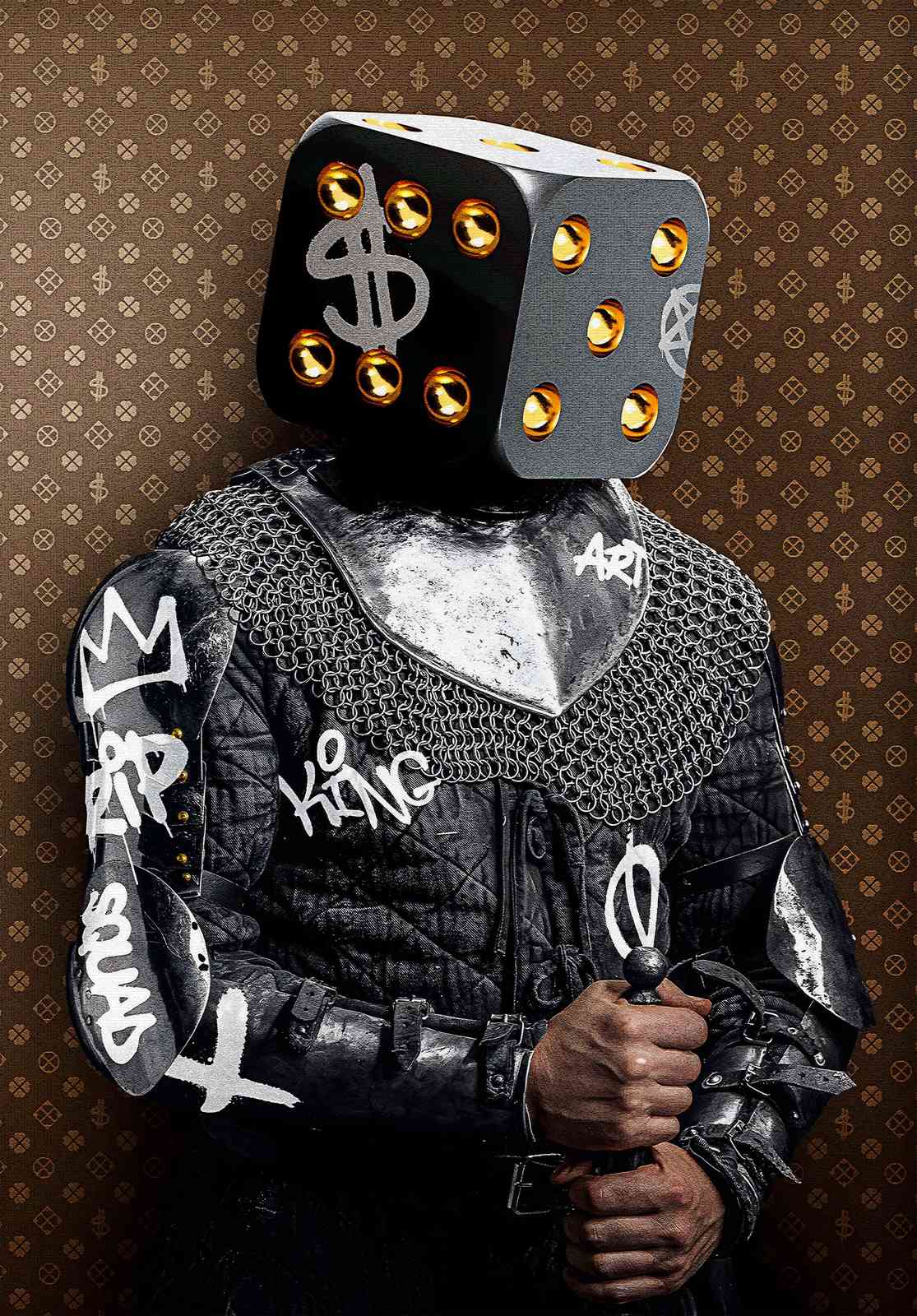 Poster - Dice Head Artwork