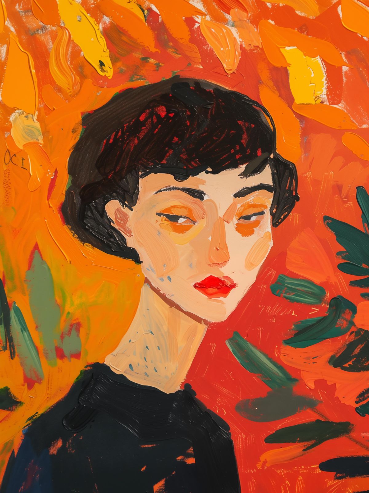 Poster - Bold Expression Portrait