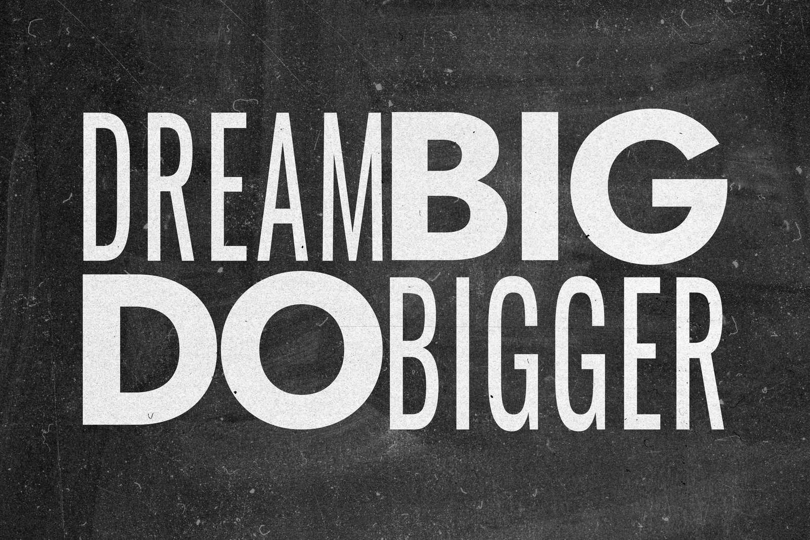 Poster - Dream Big Quote