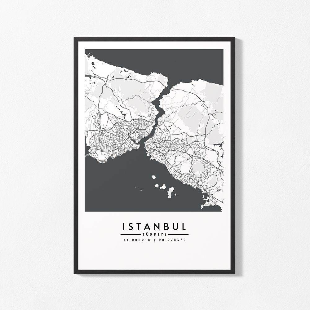 Poster - Istanbul Map
