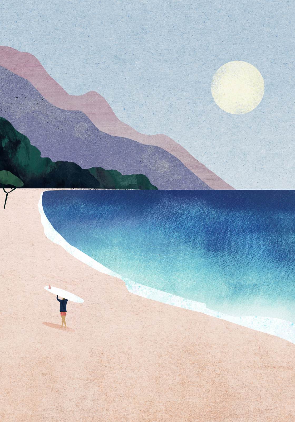 Poster - Serene Beach Scene