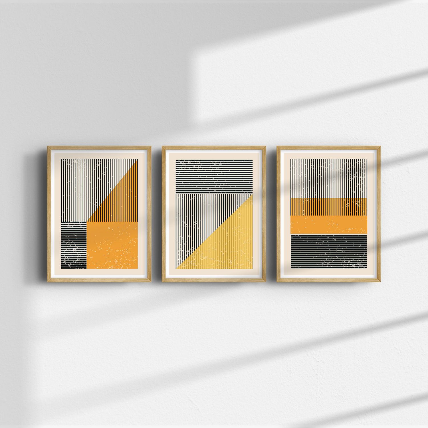 Poster - Geometric Abstract Art / Set of 3