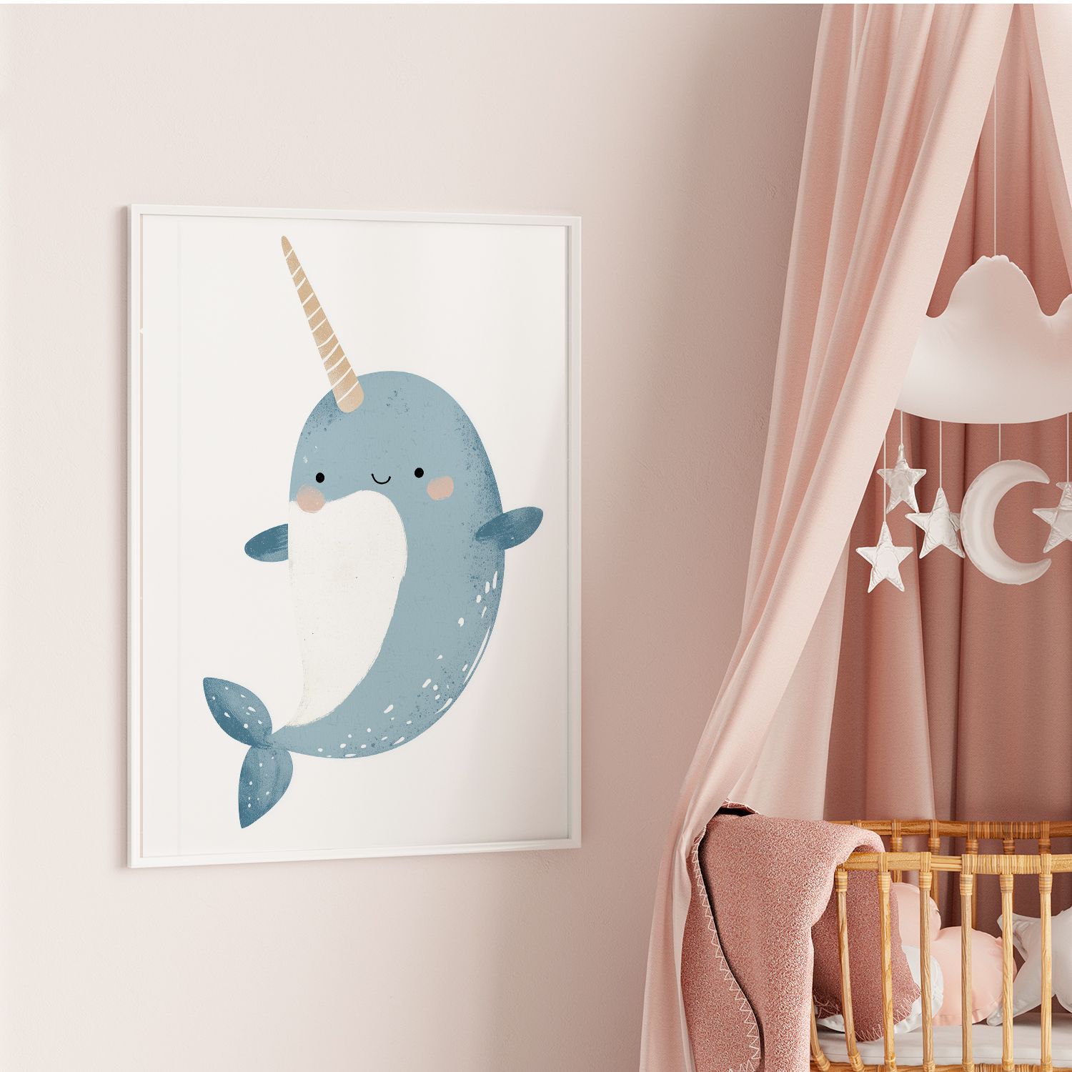 Poster - Cute Narwhal