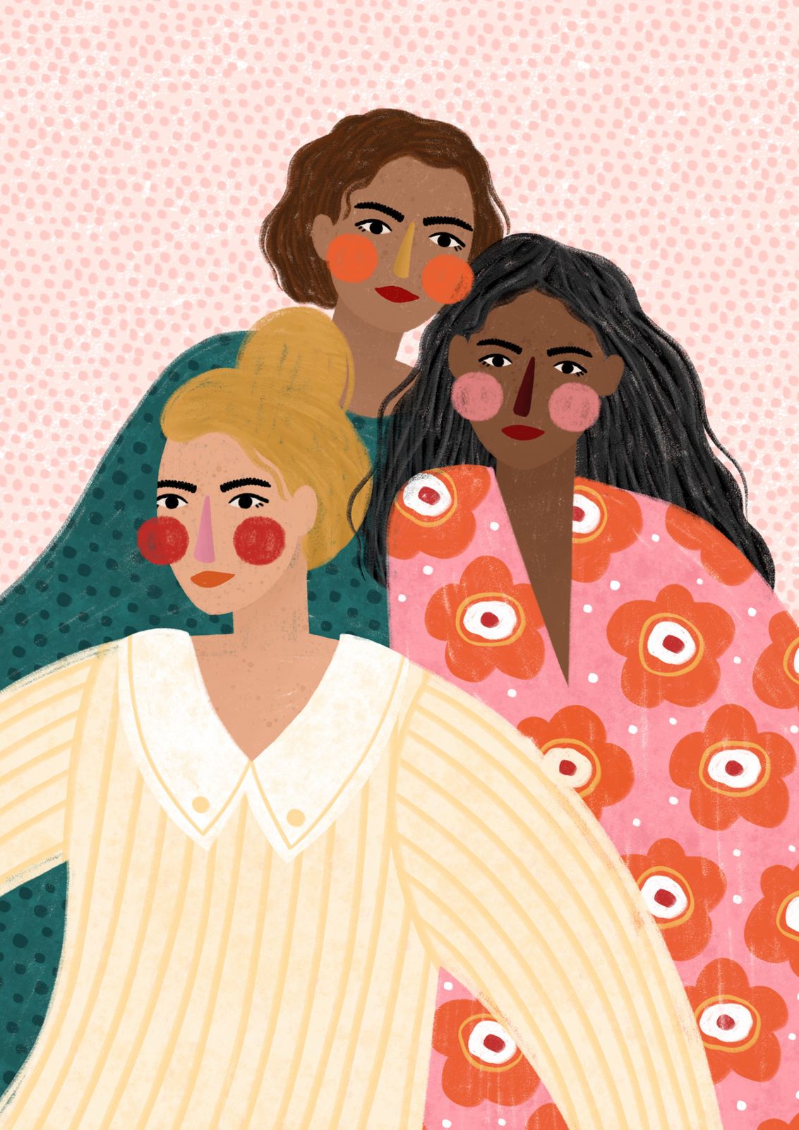 Poster - Three Women Portrait