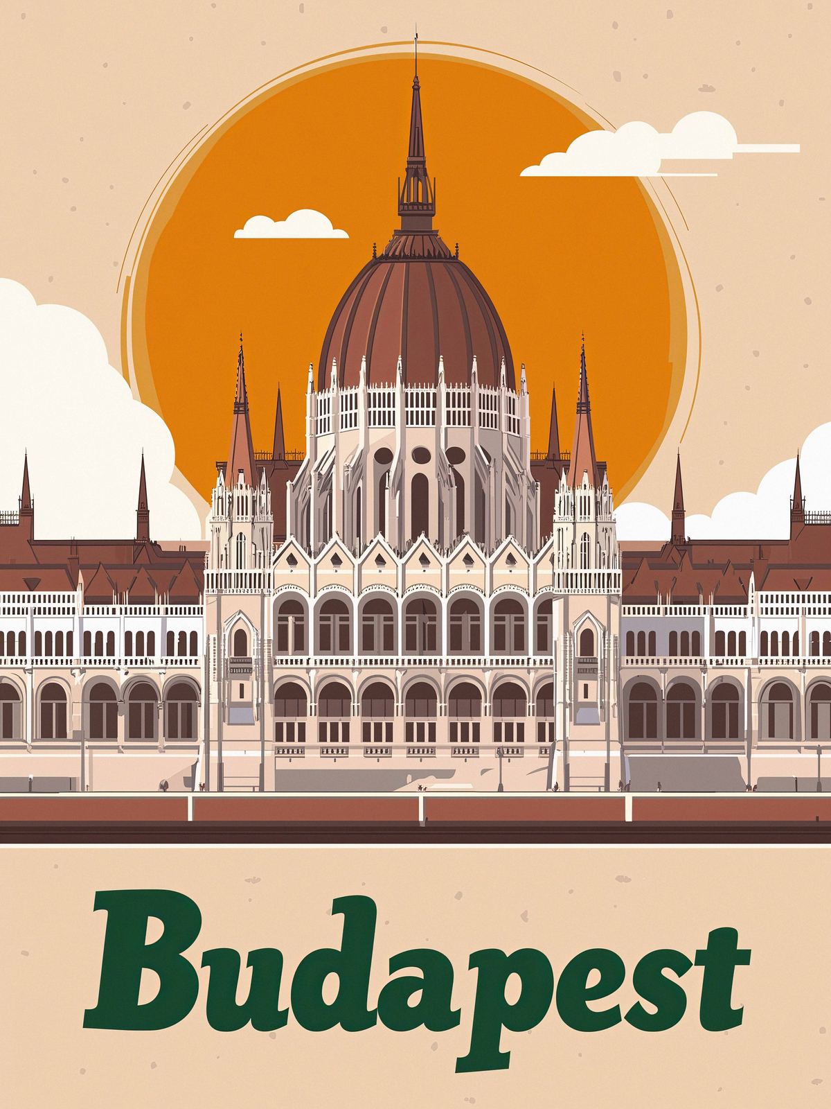 Poster - Budapest Illustration