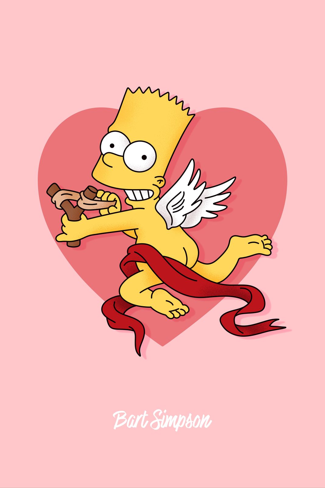 Poster - Bart Simpson Valentine