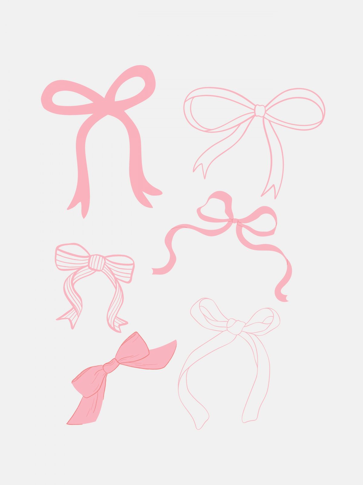 Poster - Pink Bow Collection