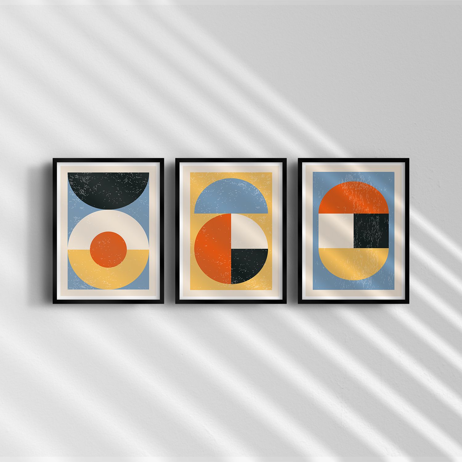Poster - Abstract Geometric Art / Set of 3