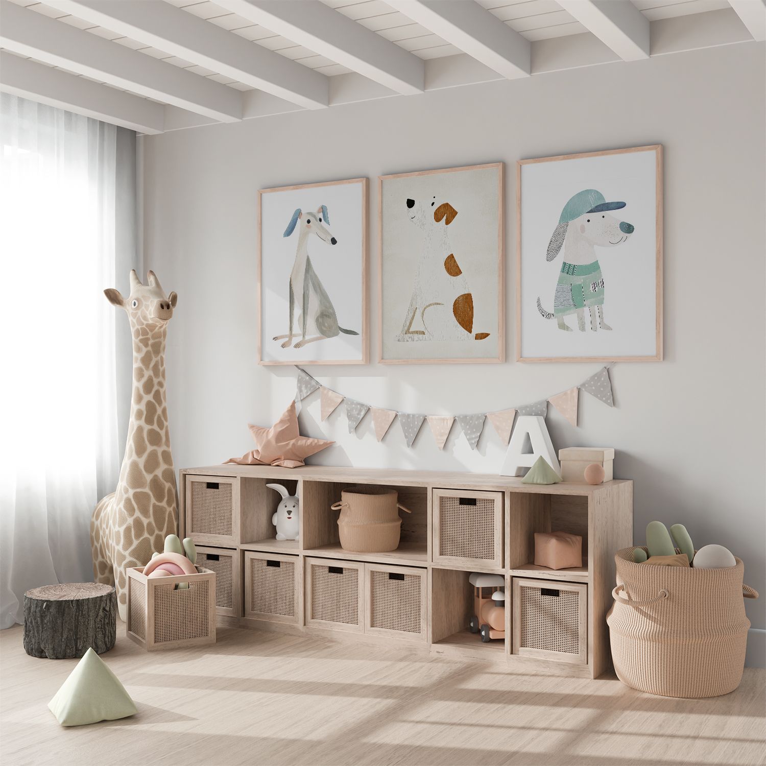 Poster - Dog Illustrations / Set of 3