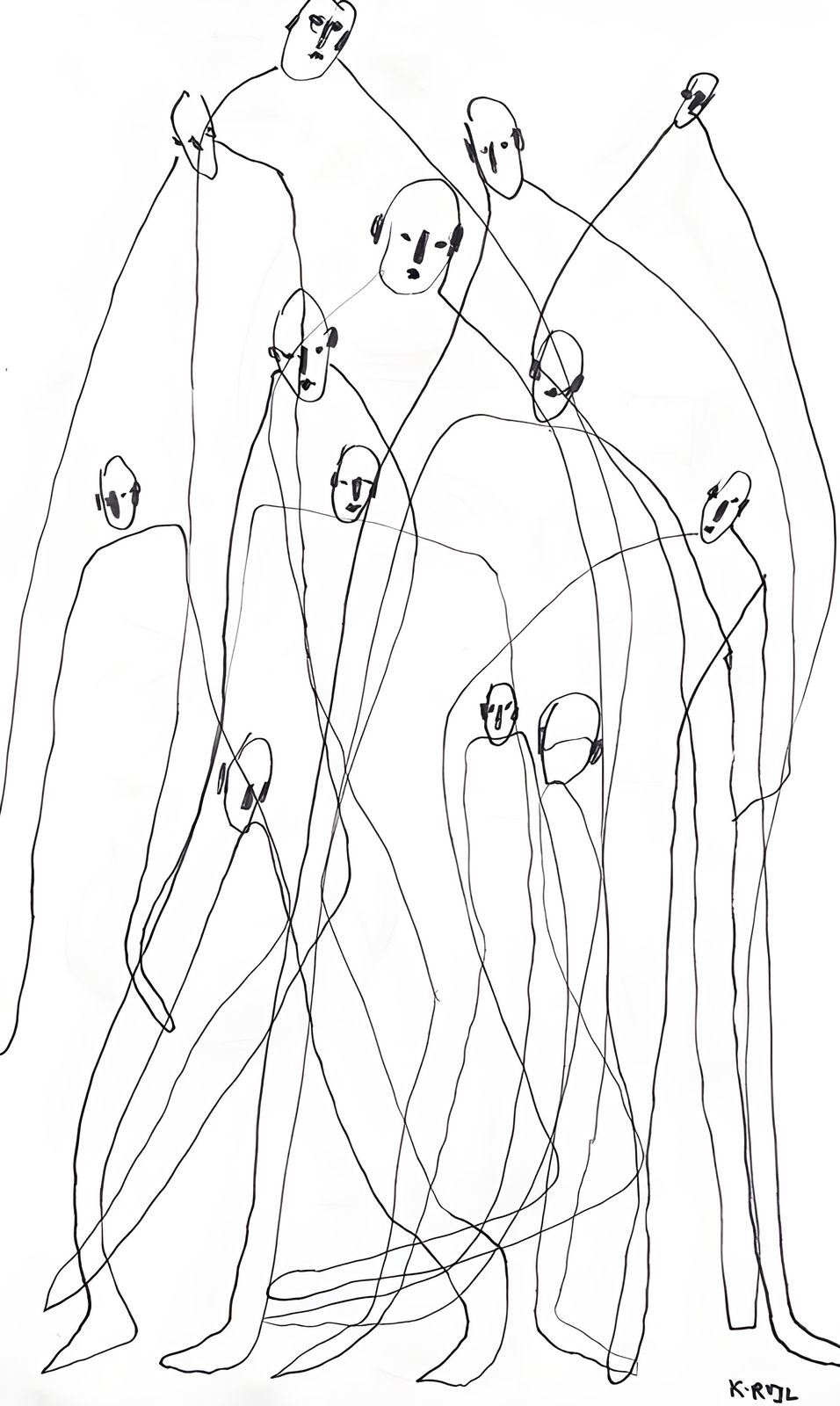 Poster - Abstract Line Art