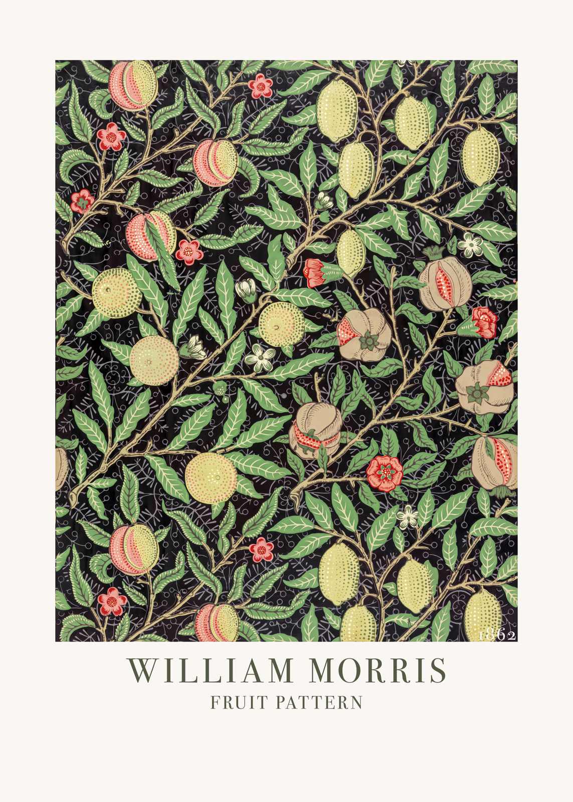 Poster - William Morris Fruit Pattern