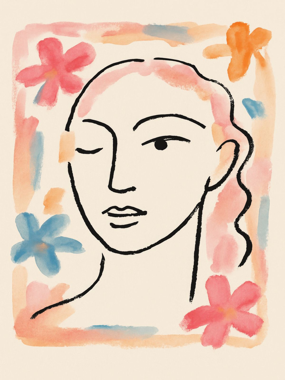 Poster - Contemporary Floral Art