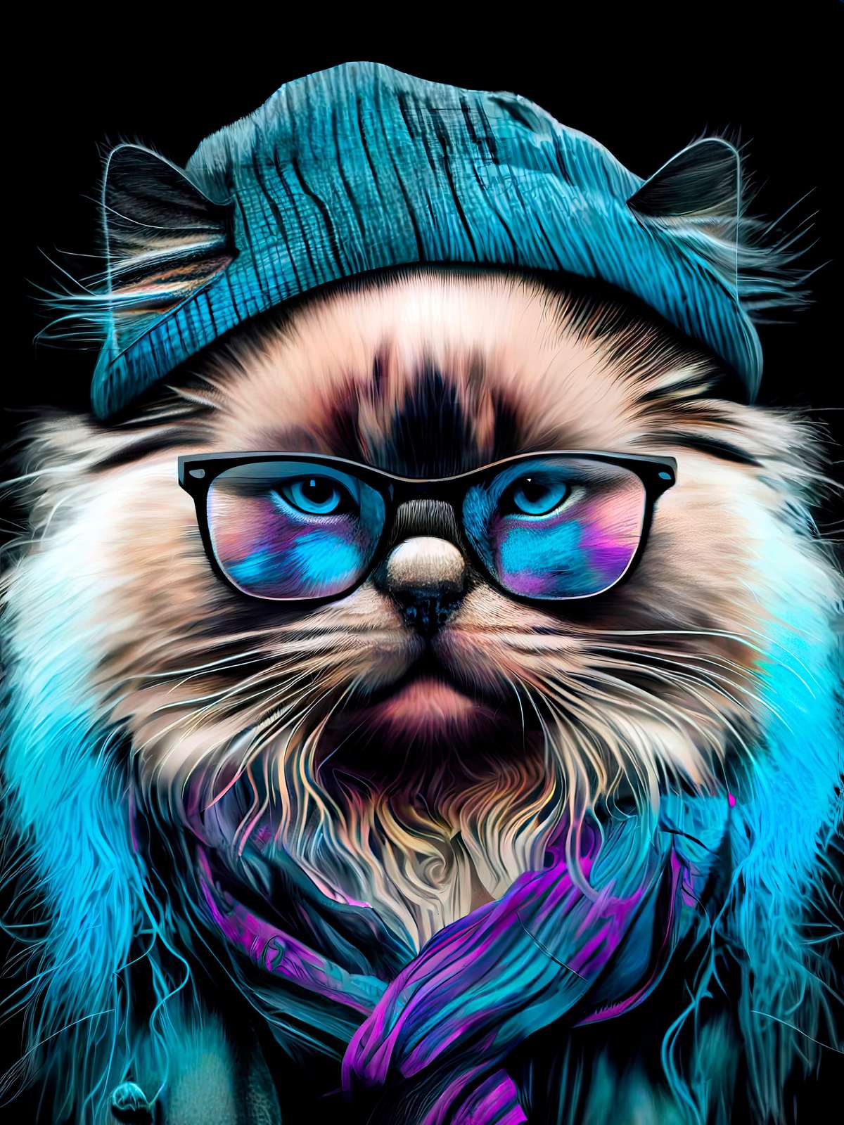 Poster - Cool Cat Portrait
