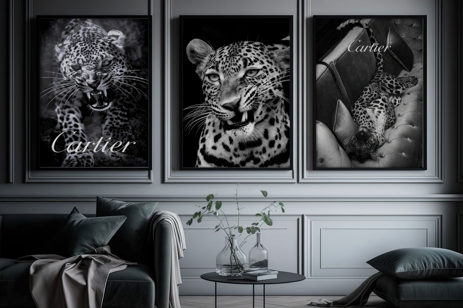 Poster - Leopard Art / Set of 3