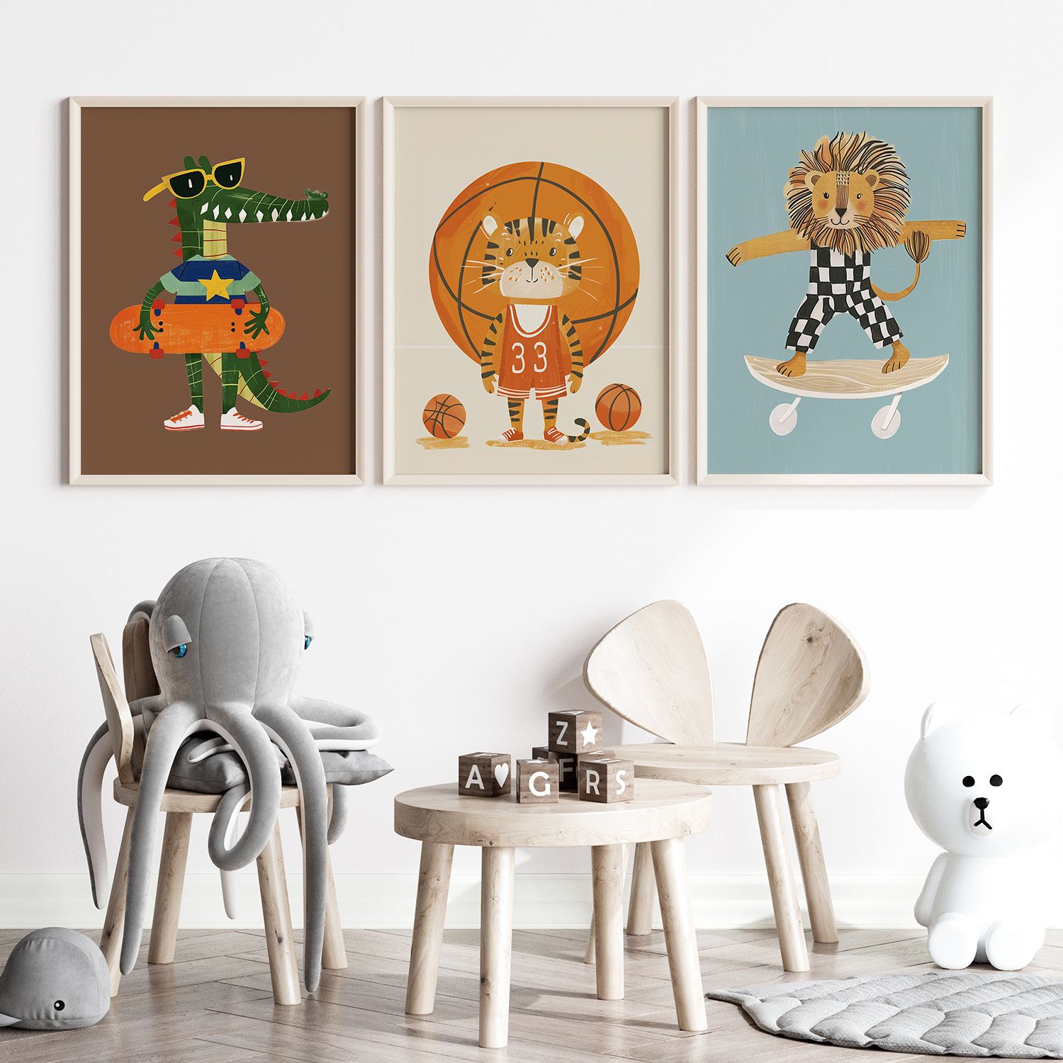 Poster - Fun Animals Set of 3