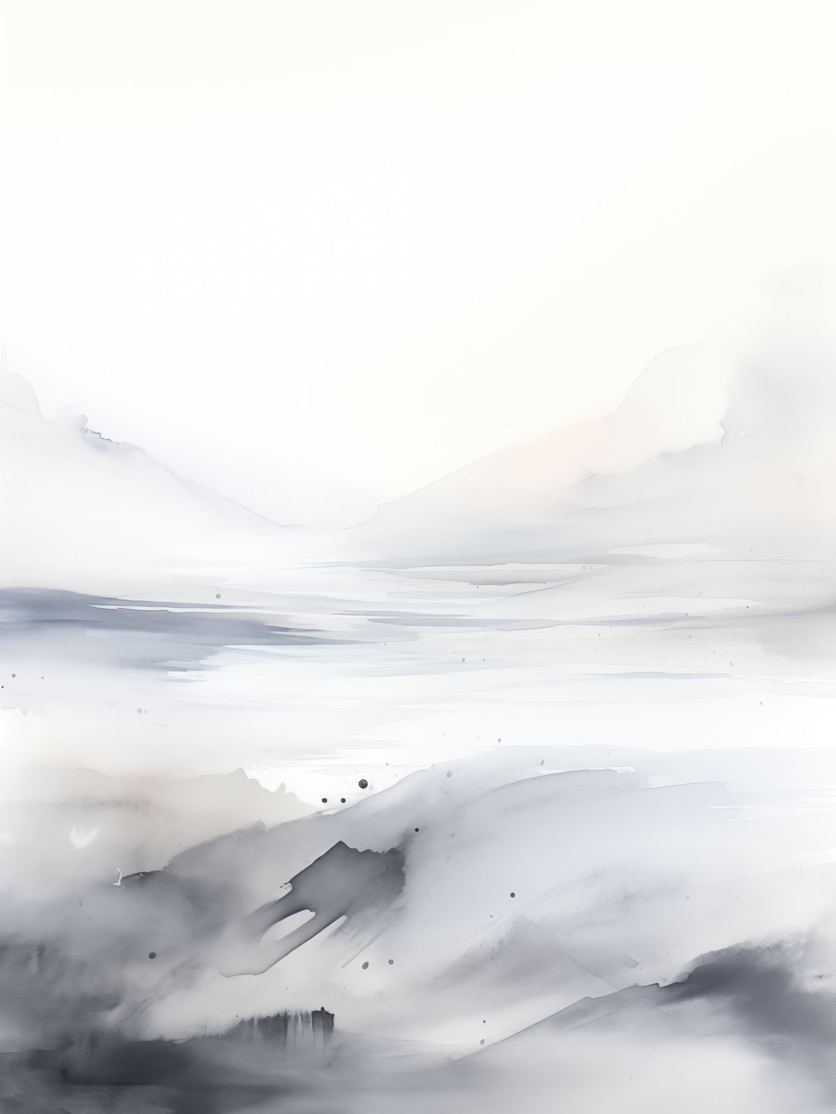 Poster - Serene Watercolour Landscape