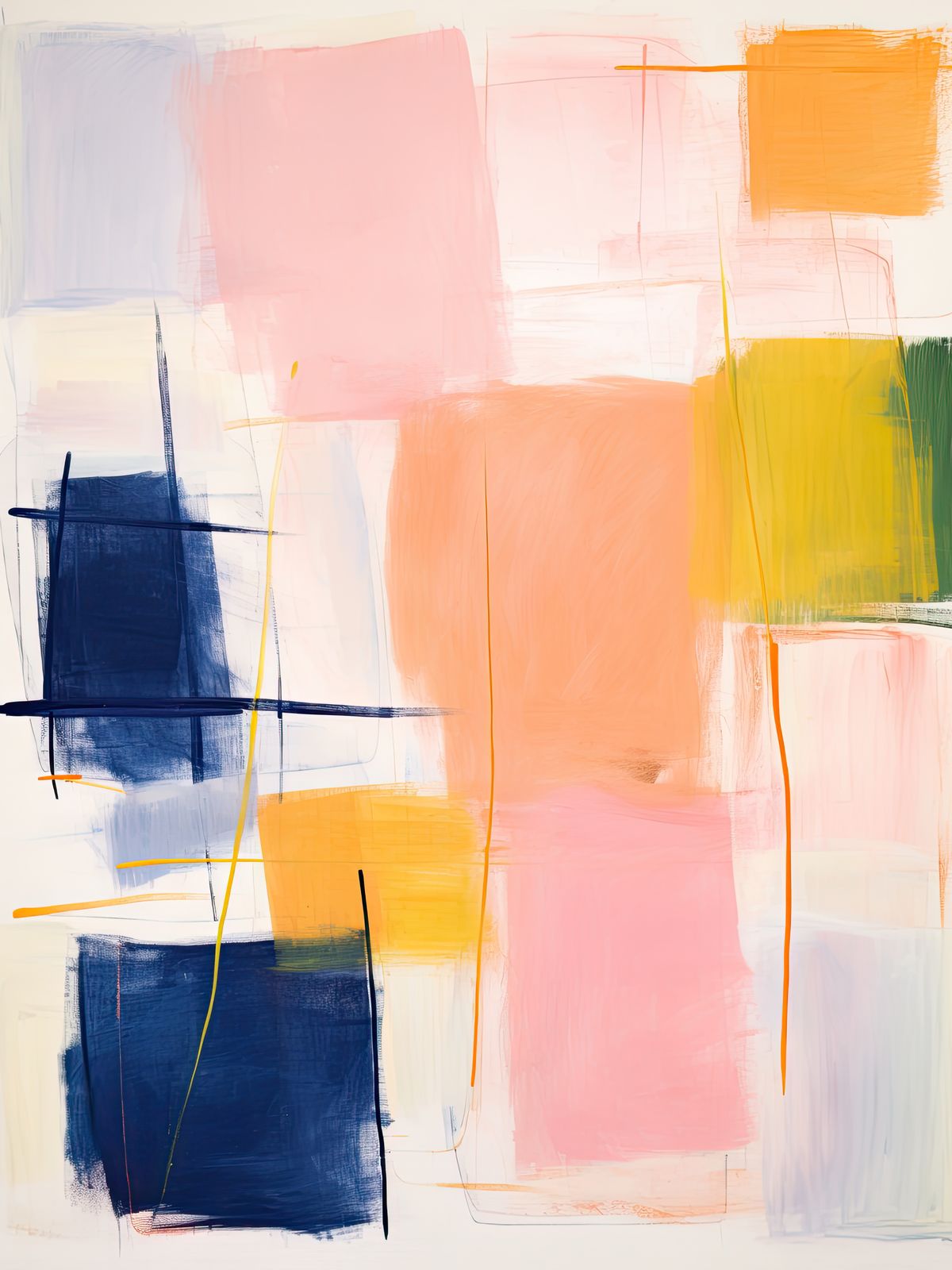 Poster - Abstract Color Blocks