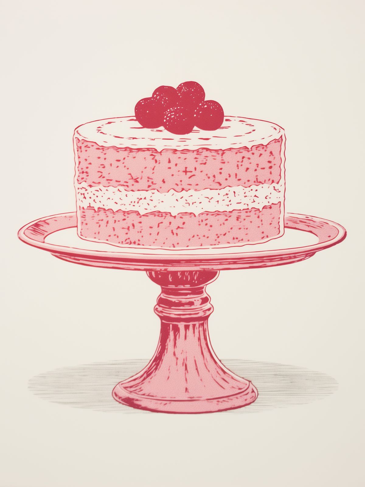 Poster - Cake Illustration