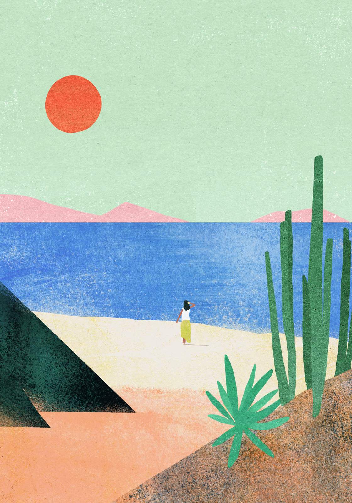 Poster - Coastal Serenity