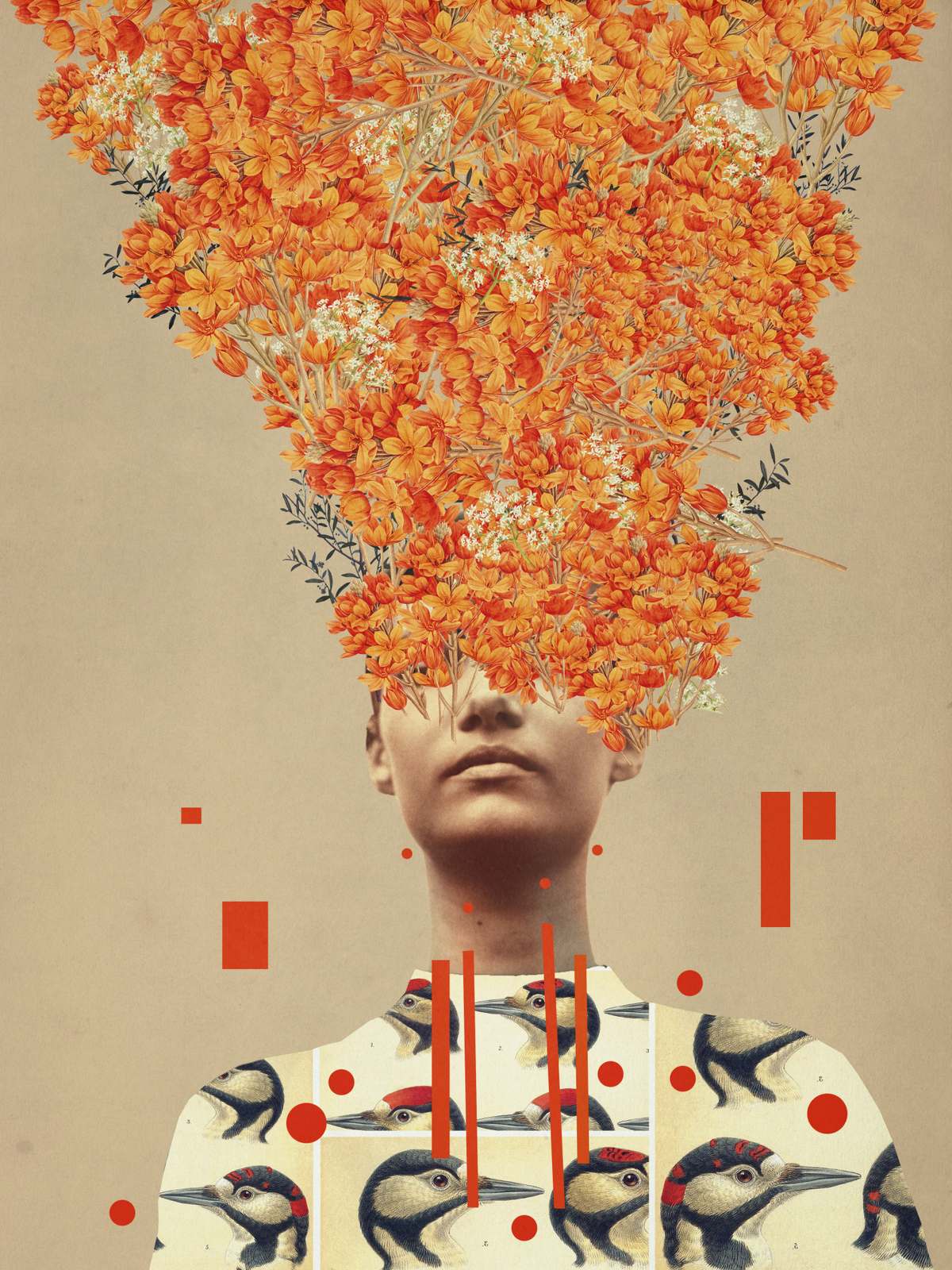 Poster - Surreal Floral Art
