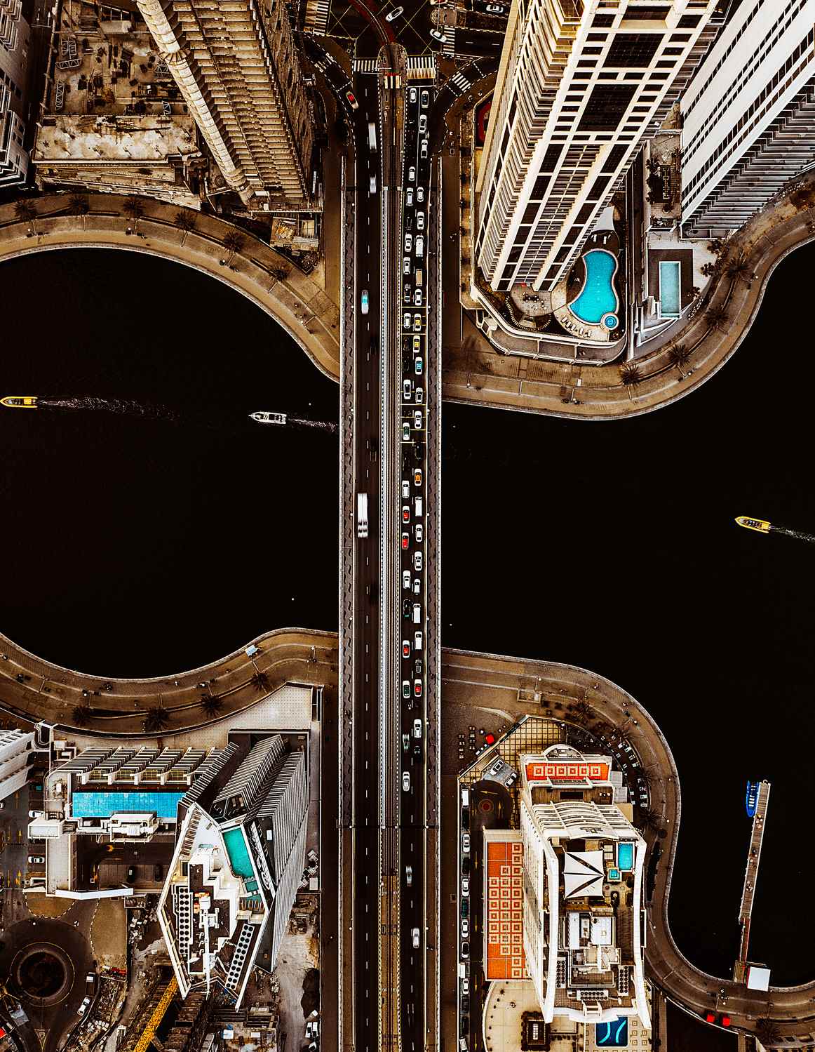 Poster - Aerial Cityscape