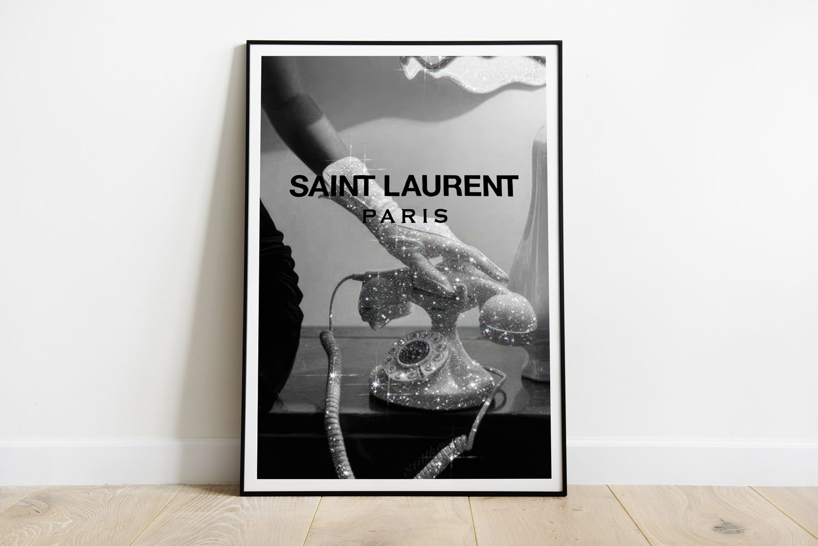Poster - Saint Laurent Glitter Telephone