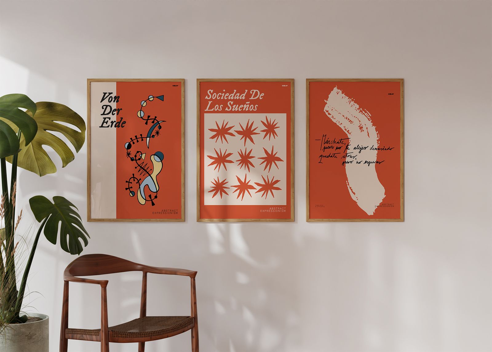 Poster - Abstract Expressionism Set of 3