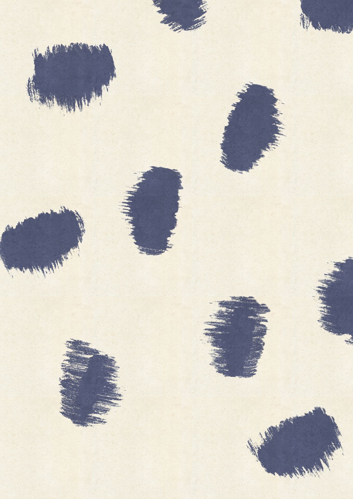 Poster - Blue Brush Strokes