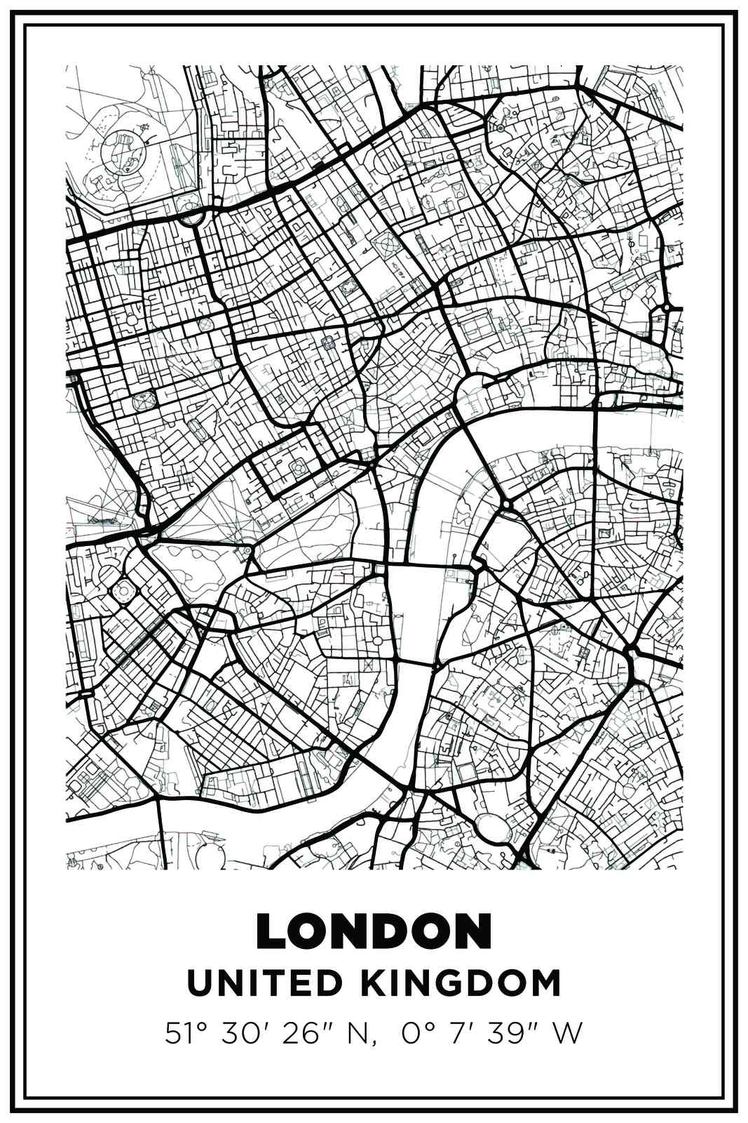 London Map Poster