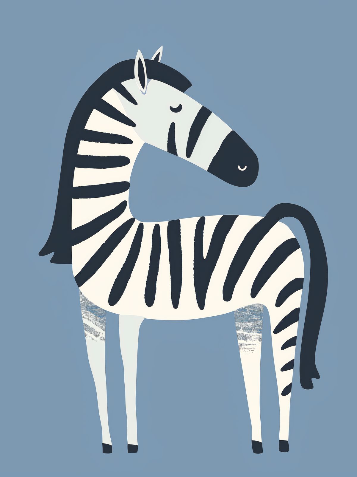 Poster - Zebra Illustration