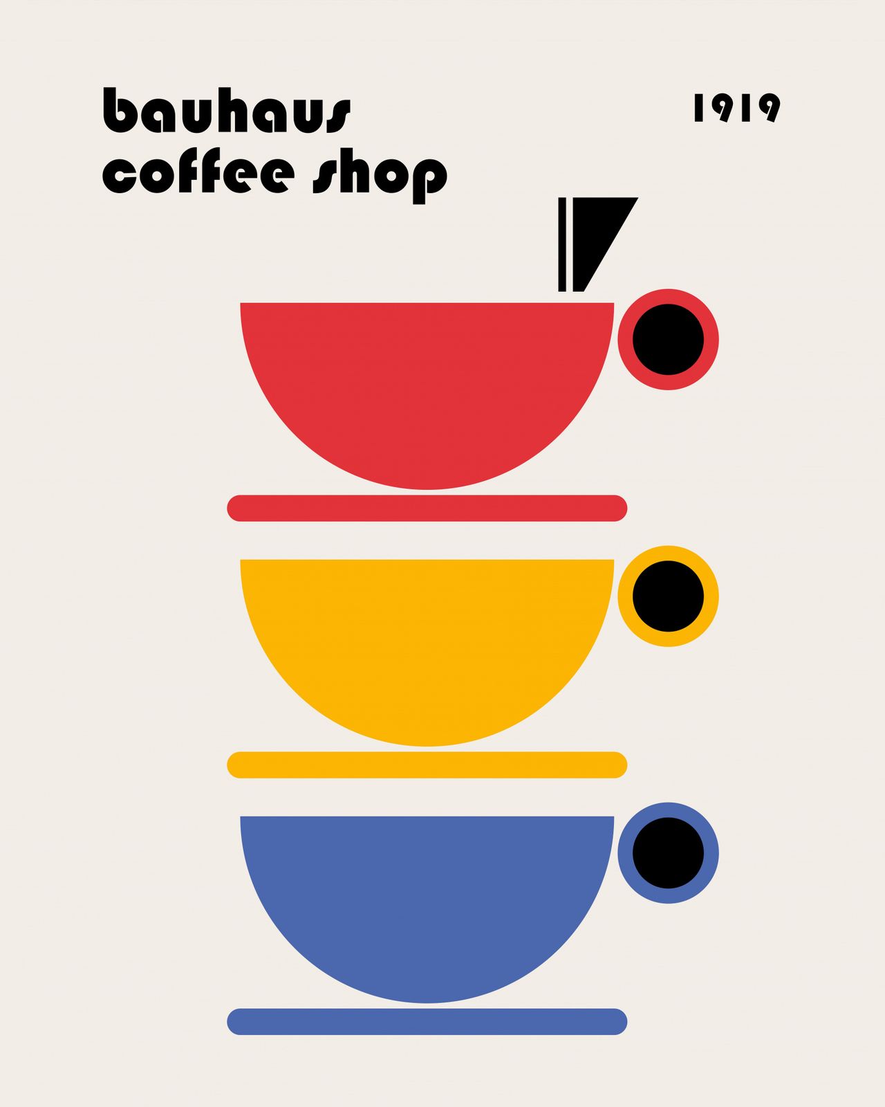Poster - Bauhaus Coffee Shop