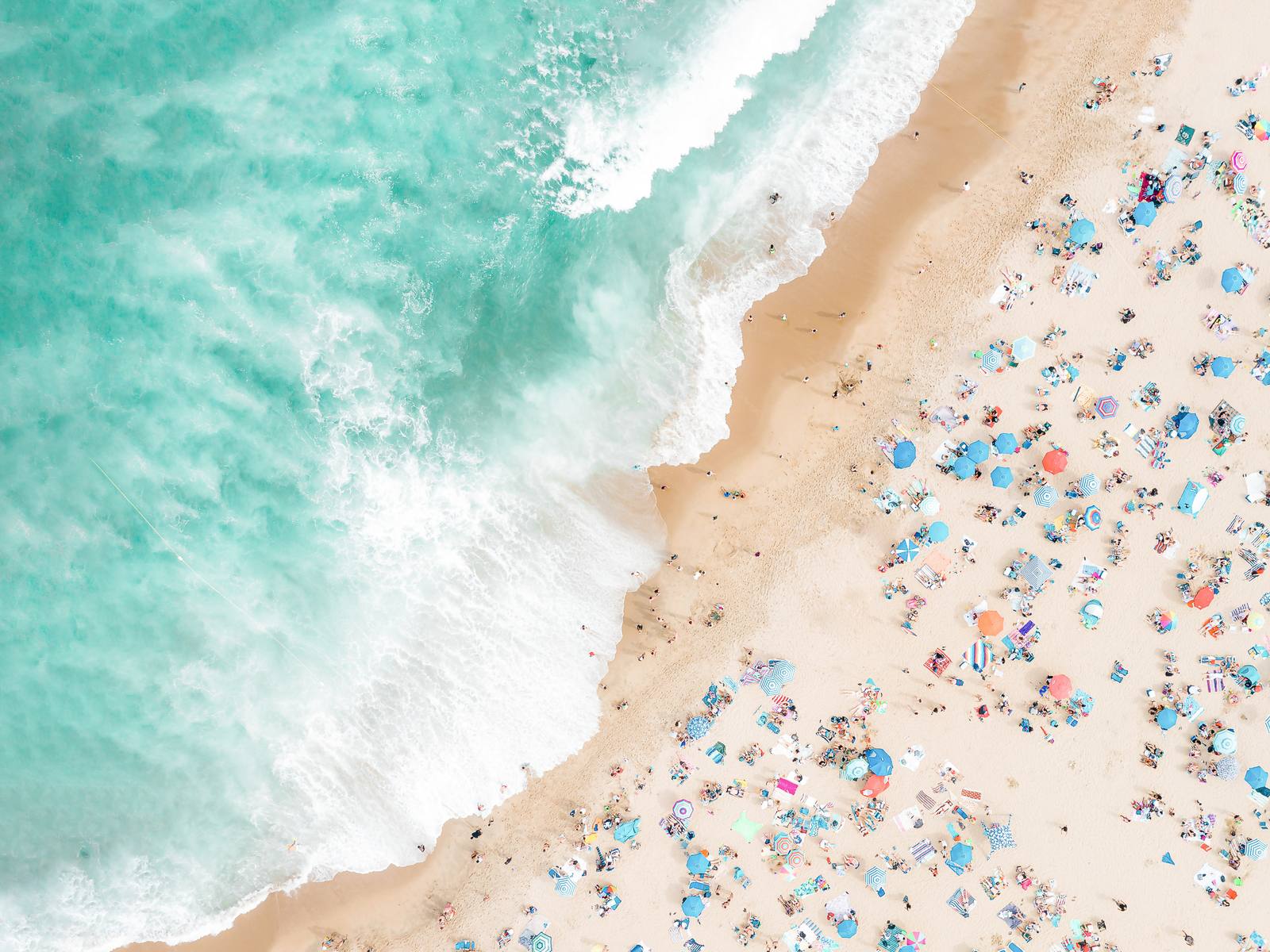 Poster - Beach Aerial View