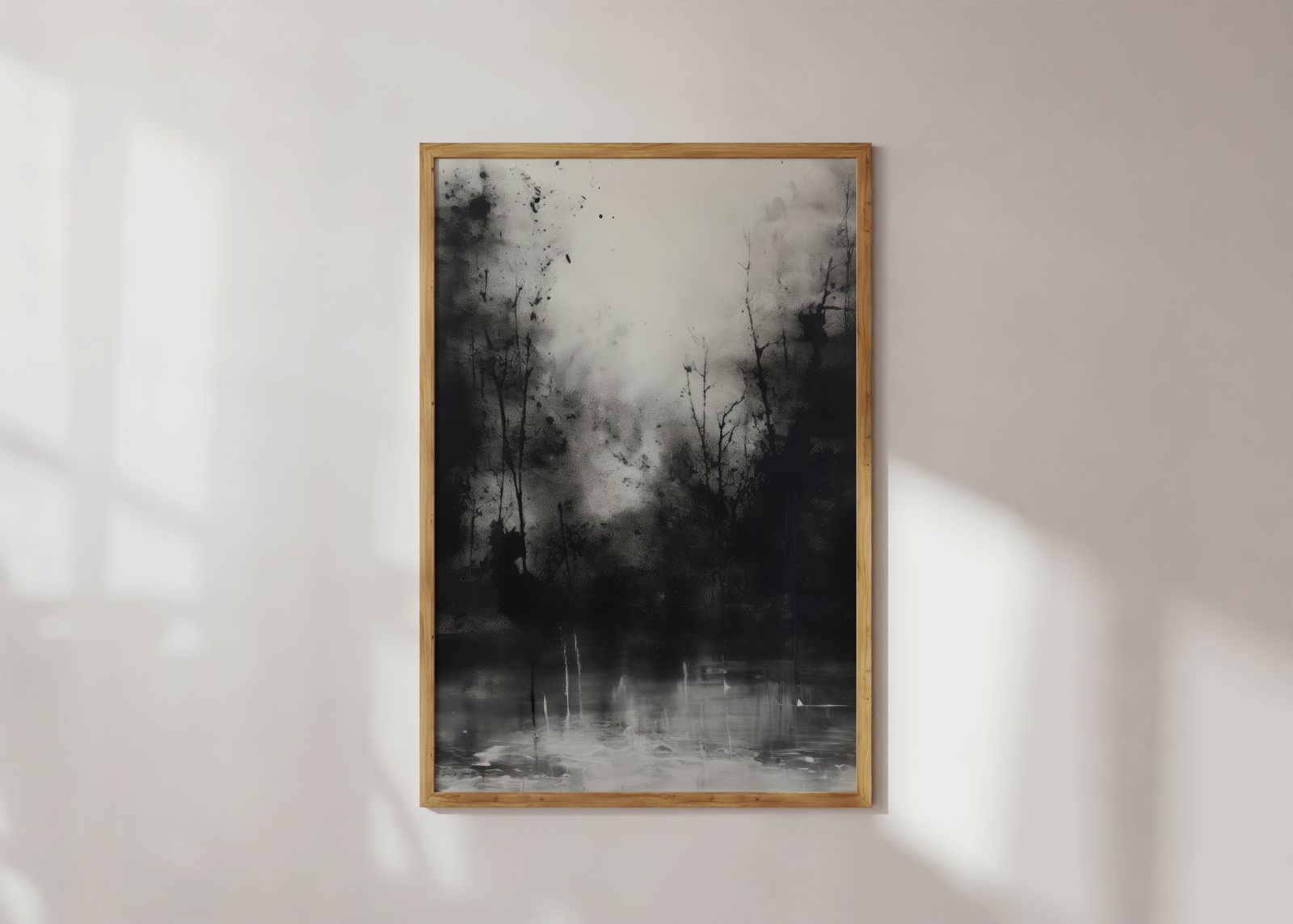 Poster - Abstract Forest Scene