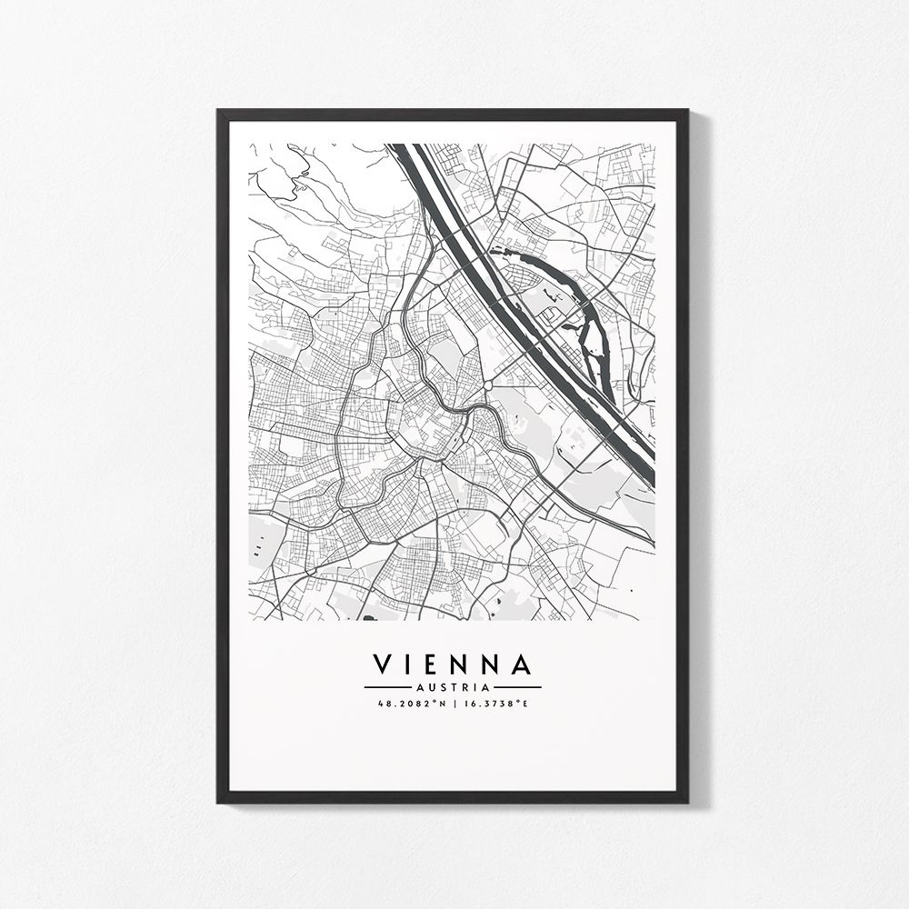 Poster - Vienna Map