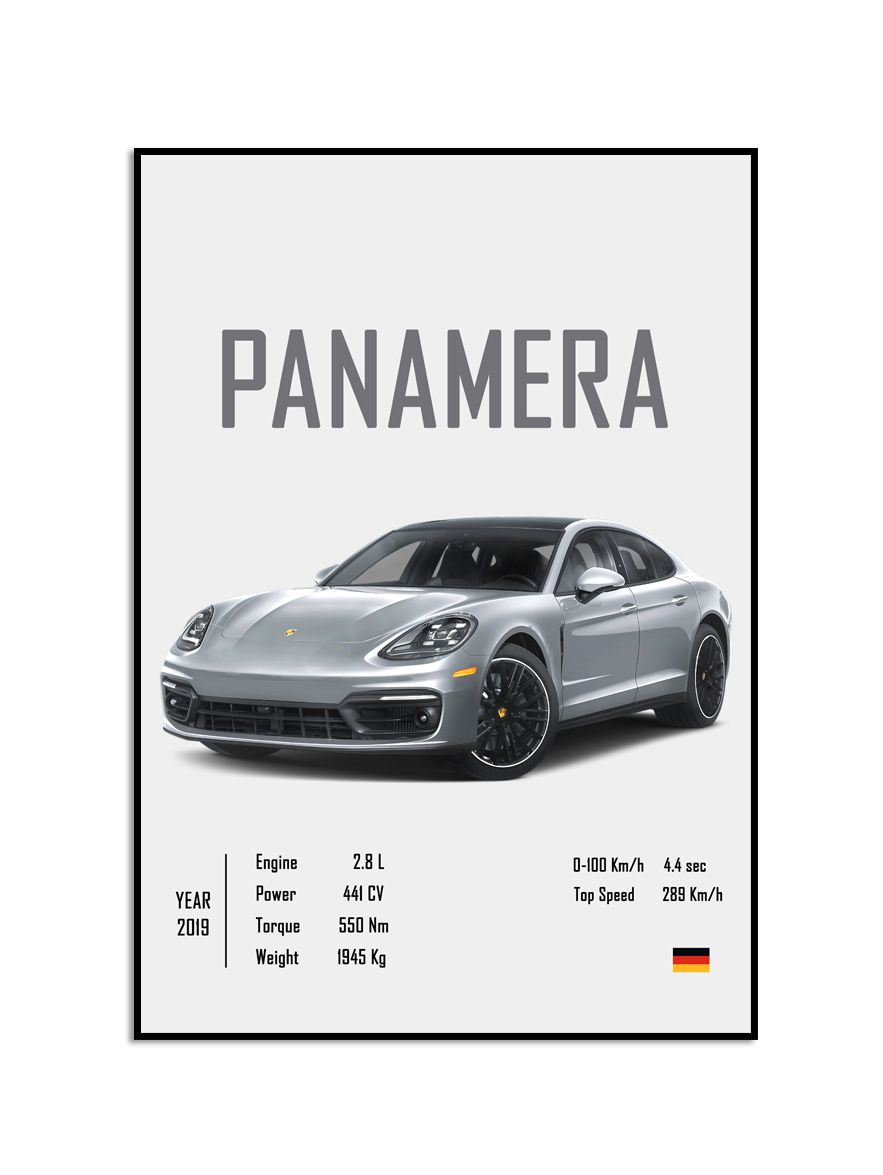 Poster - Panamera 2019 Specifications