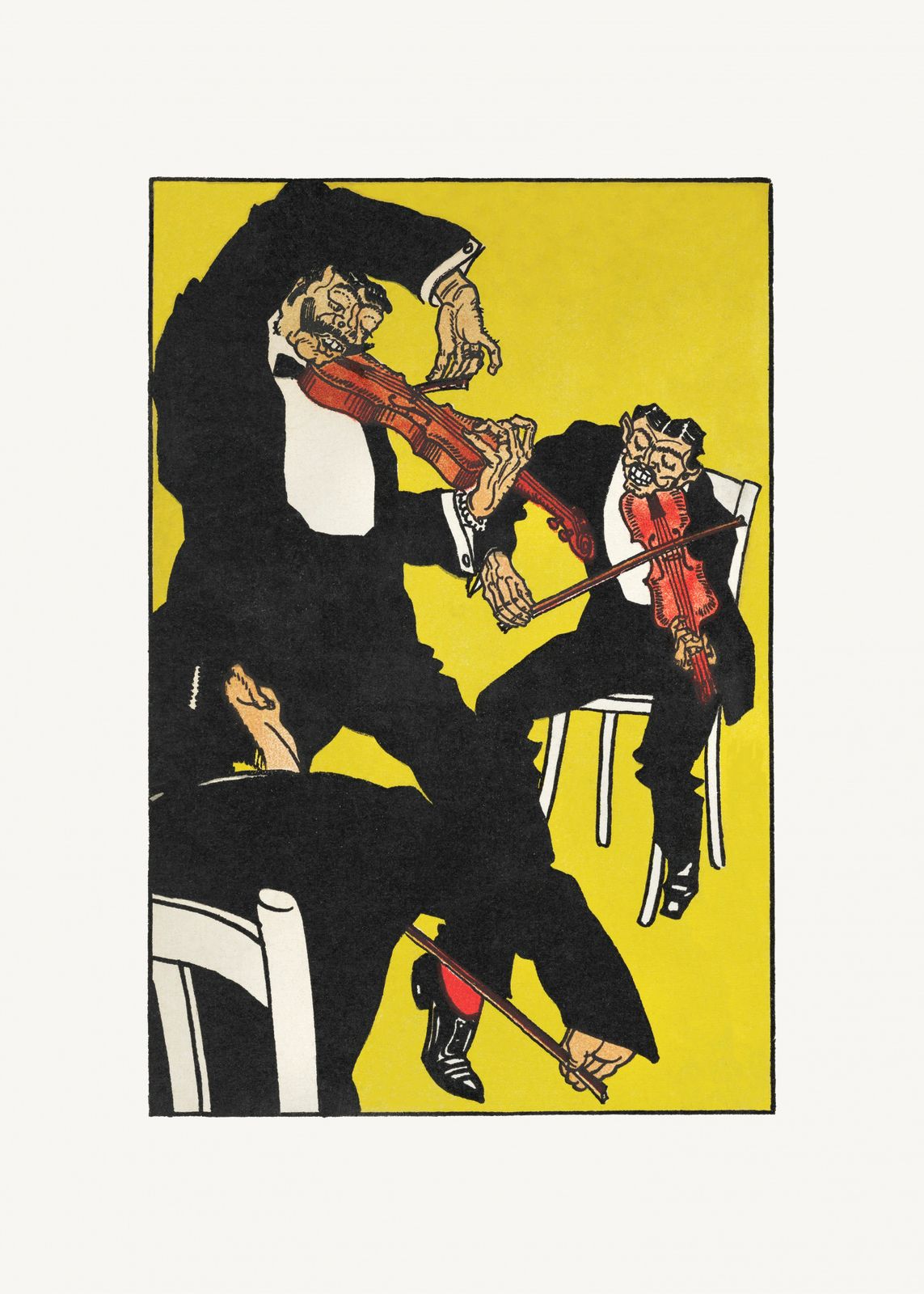 Poster - Violin Trio by Moriz Jung