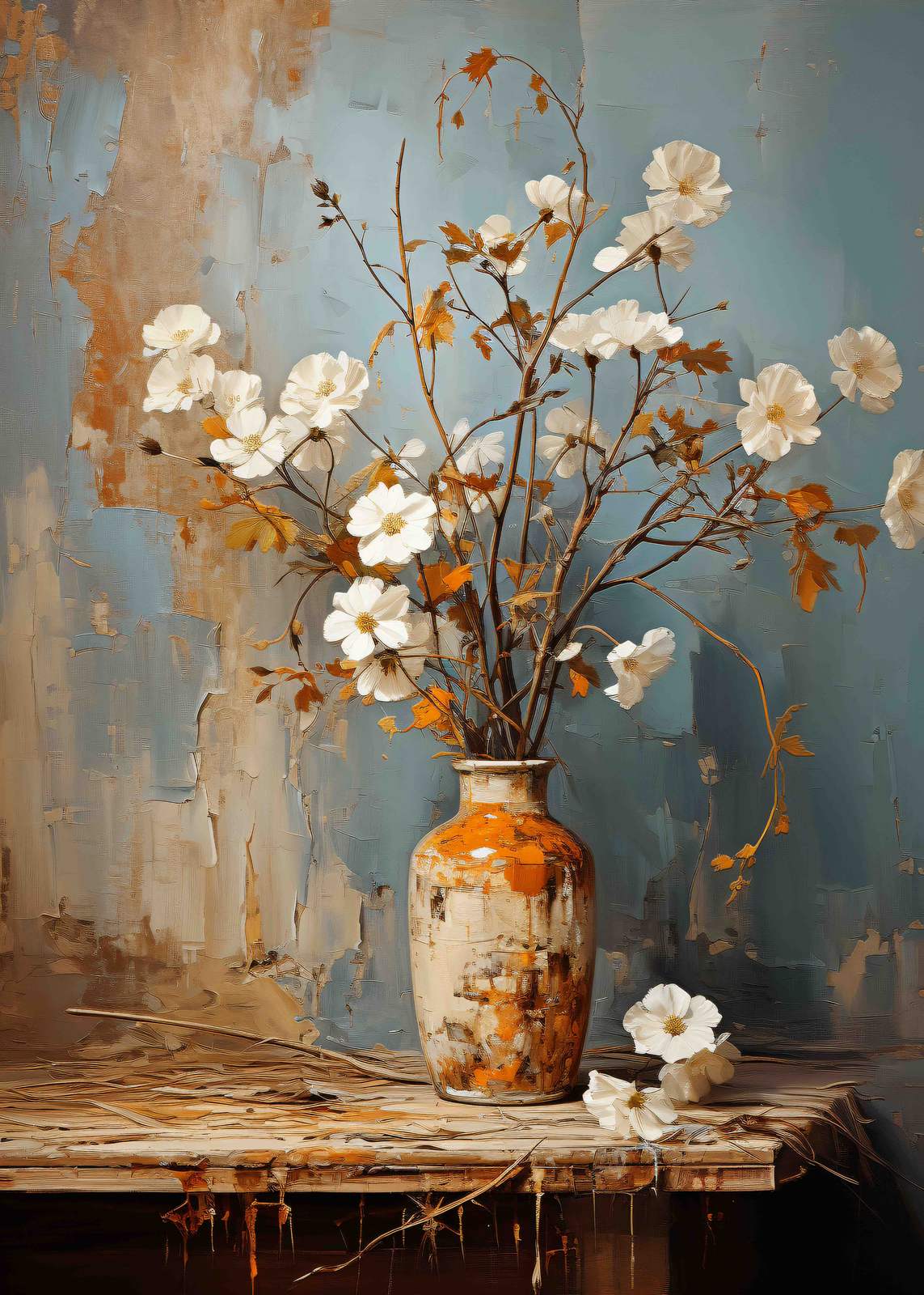 Poster - Floral Vase on Table